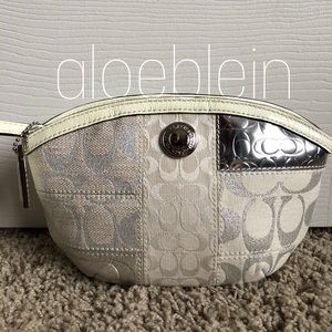 Coach Signature Patchwork Cosmetics Bag 42480